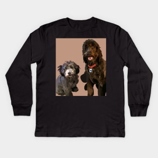 Puppies Kids Long Sleeve T-Shirt